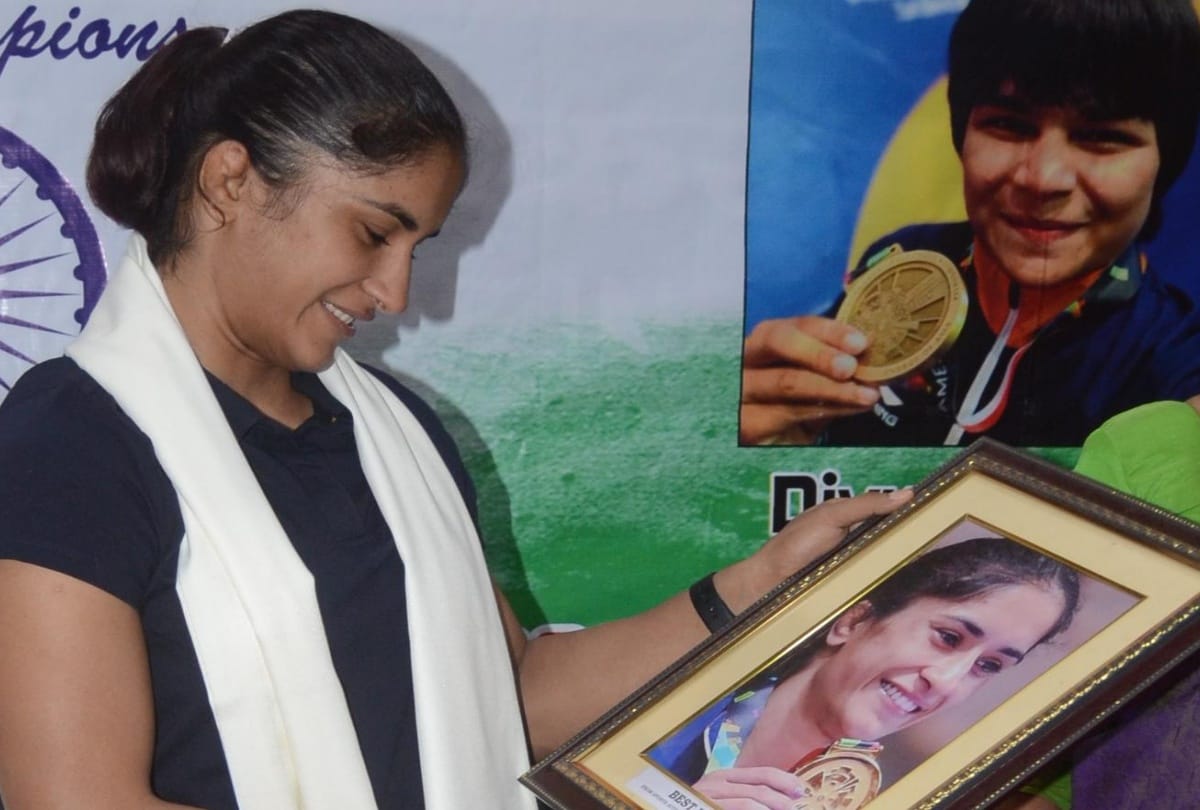 vinesh phogat shares her experience in lucknow