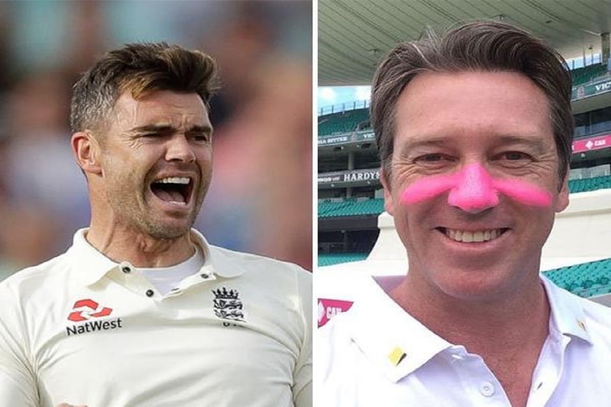 james anderson can breaks anil kumble record says glenn mcgrath