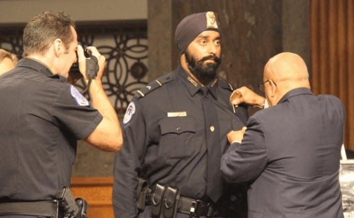Punjab Boy Anshdeep Singh First Sikh in American President Donald Trump Security Fleet