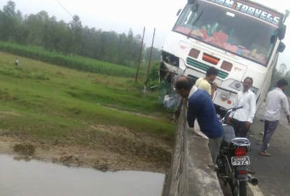 Miracle save passengers life after Bus accident in haridwar