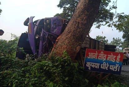 Bus Accident on dehradun paonta sahib Highway one killed