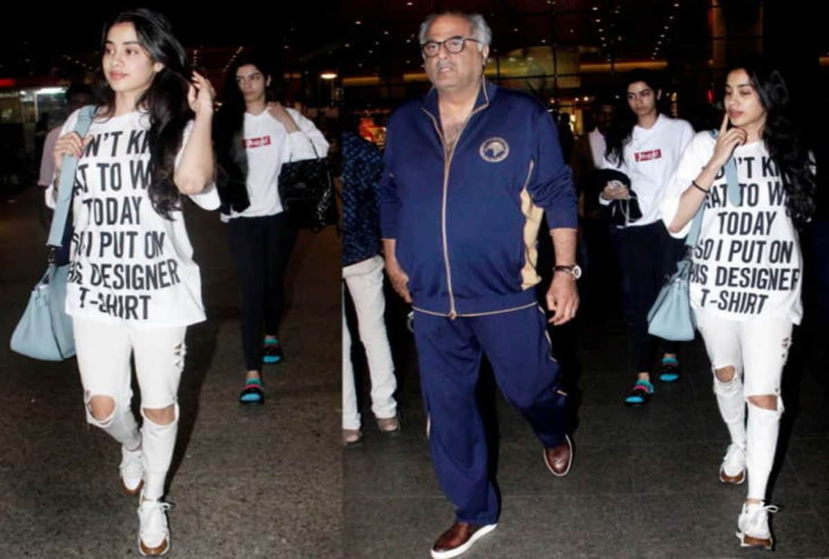 Janhvi Kapoor oversized white t-shirt cost will shock you