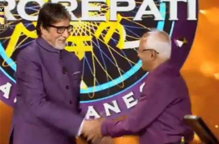 amitabh bachchan show kbc 10 contestant rabindra kumar acharya won 1.60 lakh