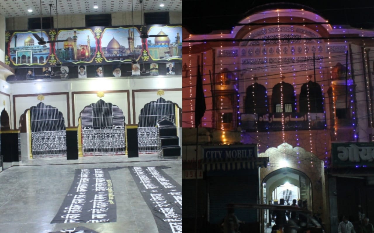 Muharram started women took off the jwellry and majlis started in Imamabada