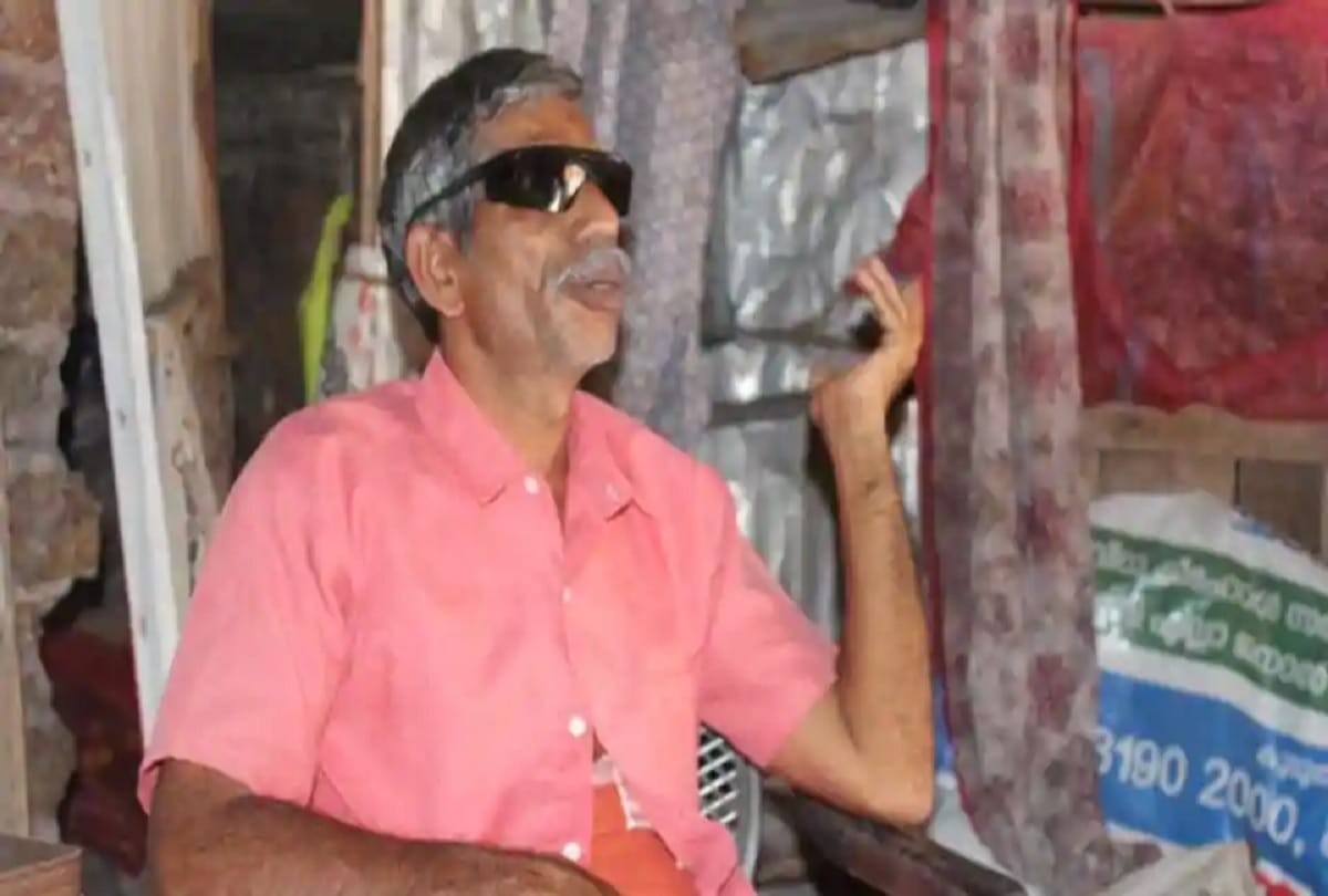 Sadasivan Nair lost life eyesight during the floods of Kerala