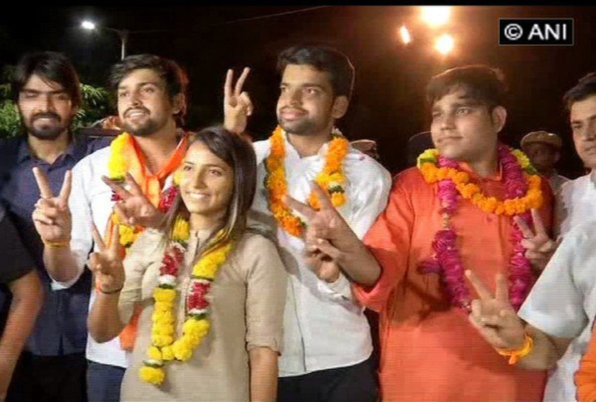 DUSU Elections 2018: ABVP candidates won three post, NSUI won only post of secretary