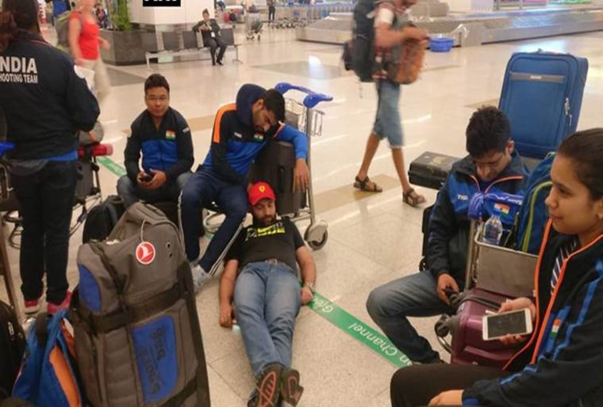 Indian junior shooters entrapped at Bangkok airport after emergency landing of flight