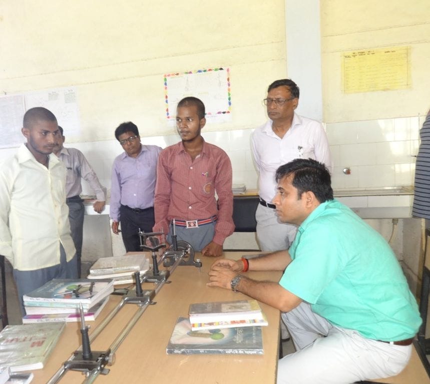 DM's visit to the ashram school