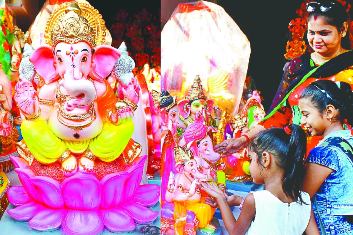 Ganpati Bappa sit in pandals and homes on Ganesh Chaturthi