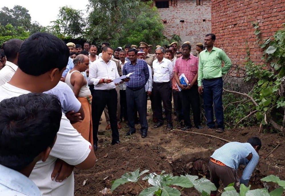 incomplete toilet in odf villege