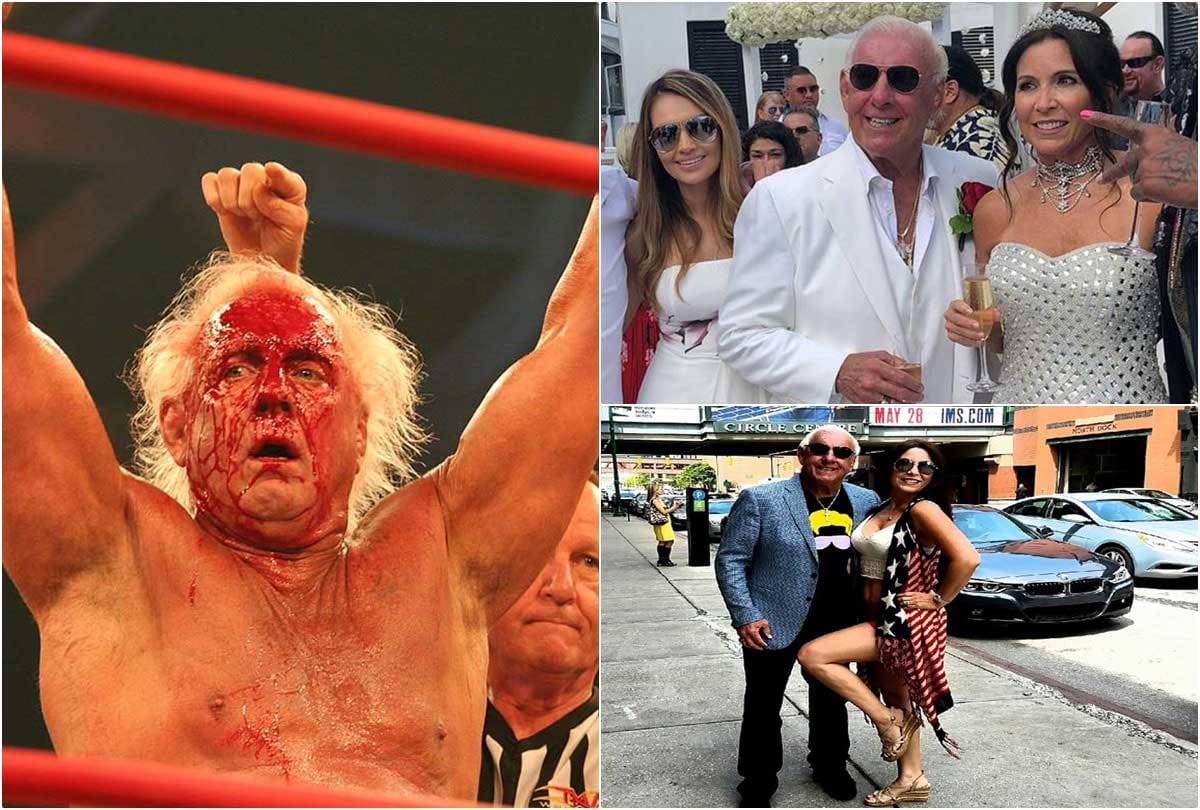 ric flair weds with longtime fiance wendy barlow in florida