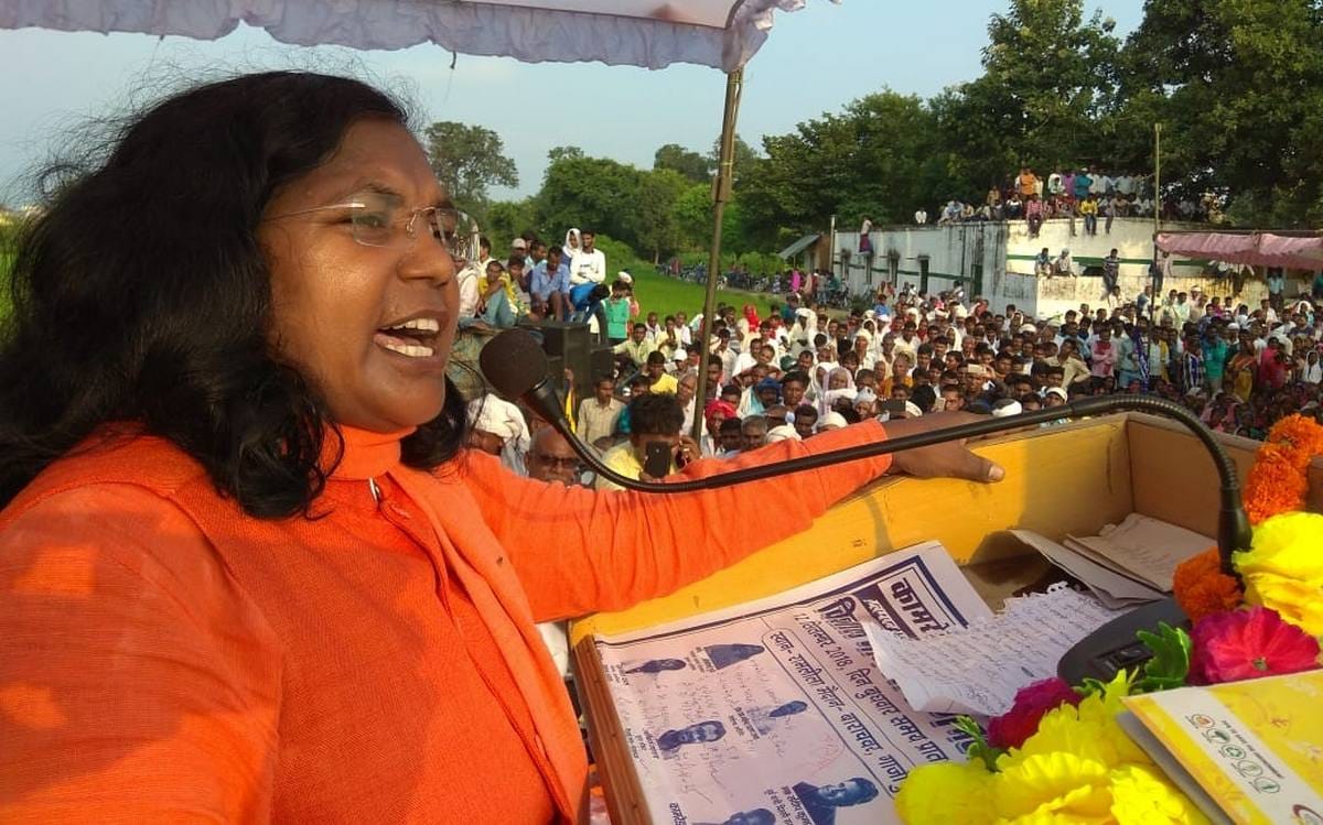 BJP MP says  that she become MP through reservation