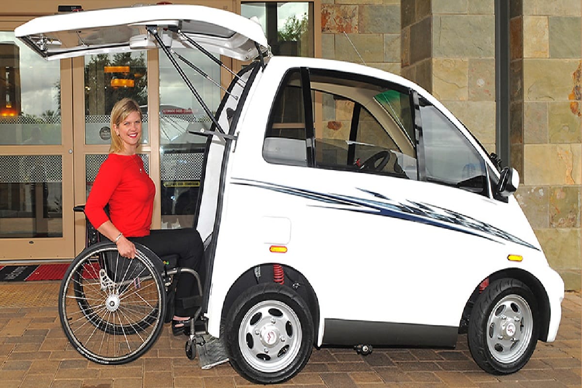 first wheel chair electric car launched in hungry
