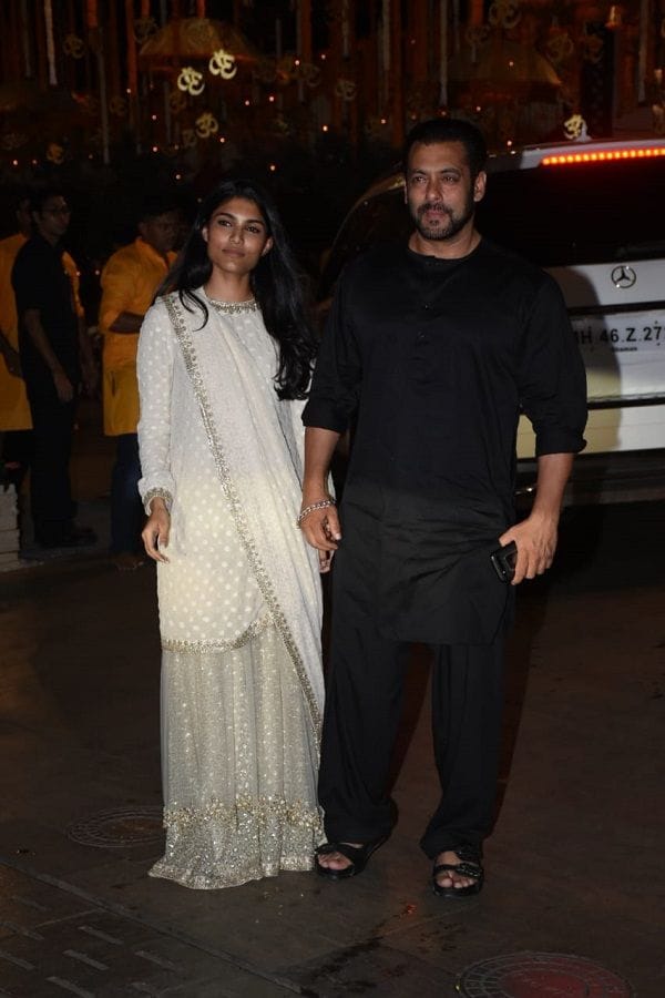 Bollywood Khan arrive Mukesh Ambani Ganesh Chaturthi celebration
