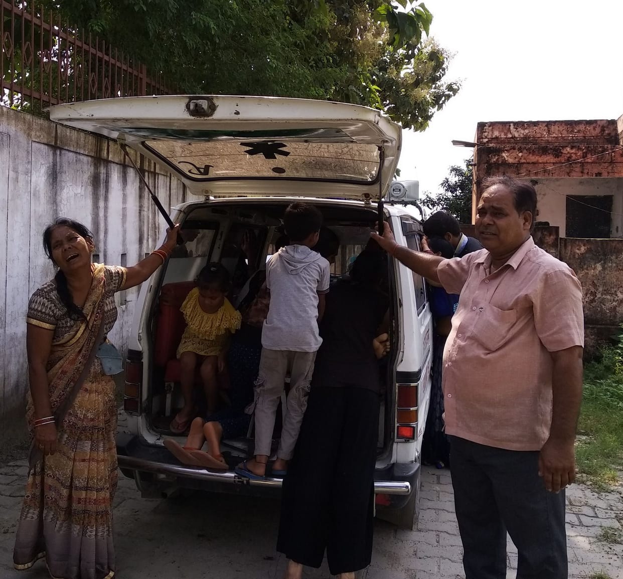 हादसे में कपड़ा व्यापारी की मौत