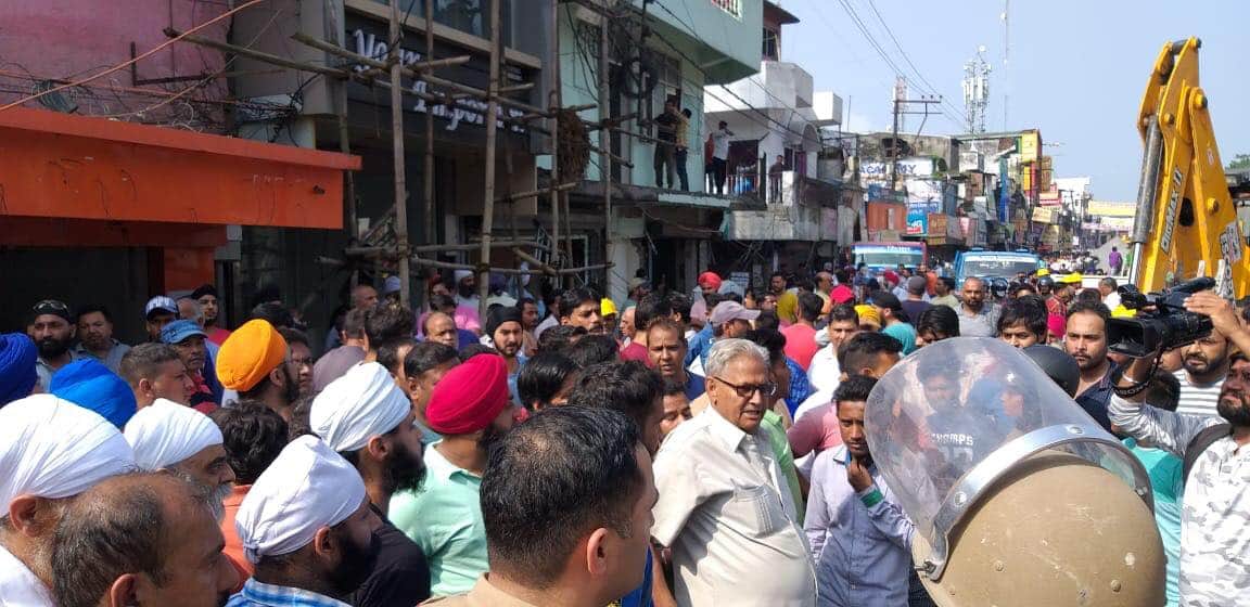 encroachment removing in dehradun prem nagar