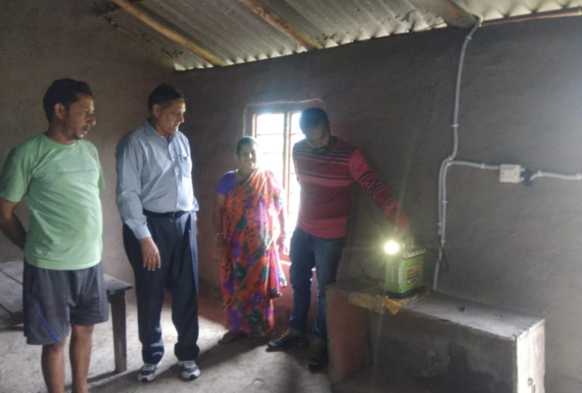 The Hans foundation provided solar power to many families