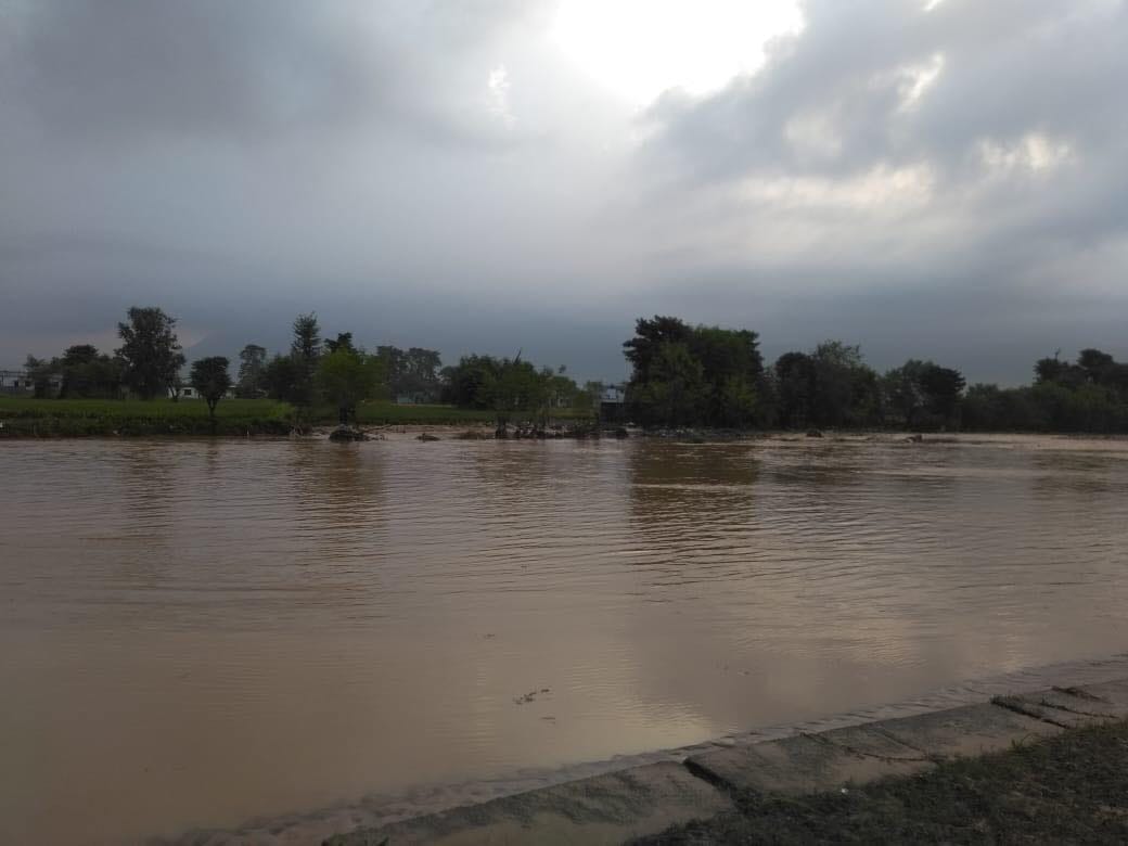 Monsoon, flood in ambala after heavy rainfall in haryana