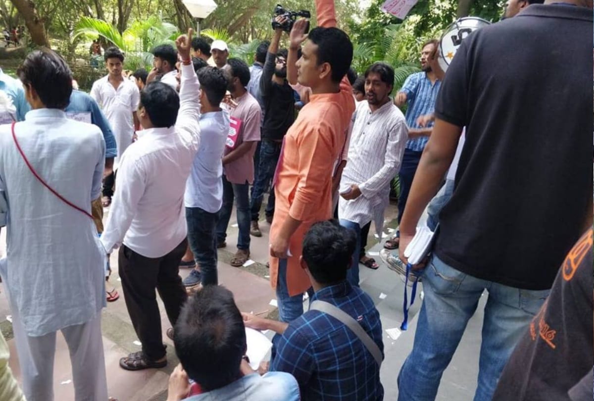 jnusu election 2018: see voting in pictures and all