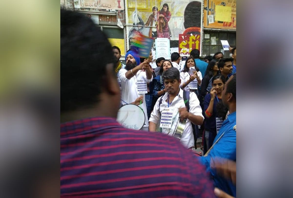 jnusu election 2018: see voting in pictures and all