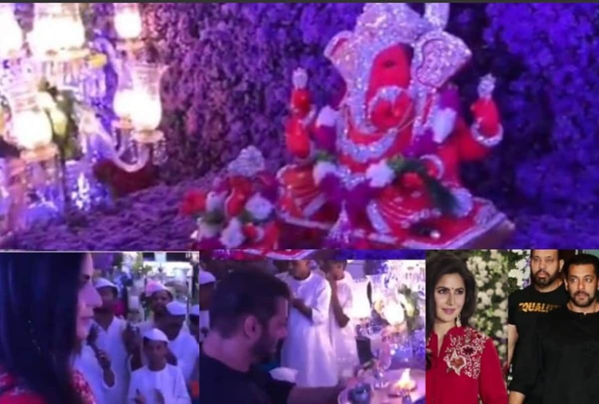 katrina kaif trolls for doing wrong arti of ganesha at salman khan house