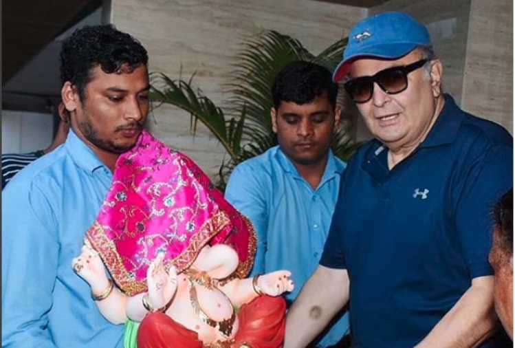 ganesh chaturthi 2018 randhir kapoor get emotional when he has done ganesh aarti
