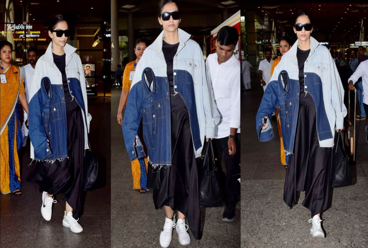 Sonam Kapoor oversize unique jacket turned out to be a fashion disaster
