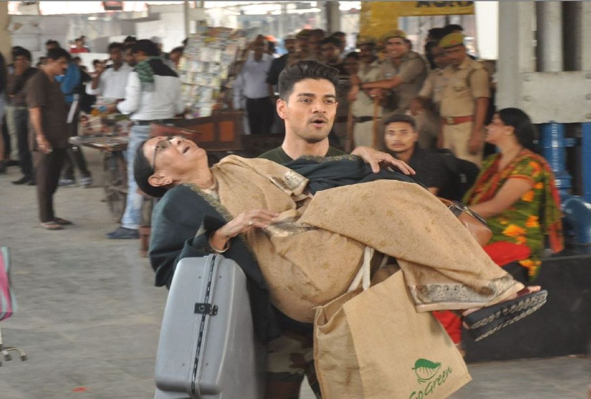 Sooraj Pancholi starrer flim satellite shankar shooting at agra cantt station