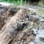 Landslide in Sikkim due to continuous rain