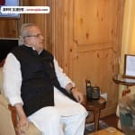 राज्यपाल सत्यपाल मलिक से मिले उत्तरी कमान के सेना कमांडर जनरल रणबीर सिंह