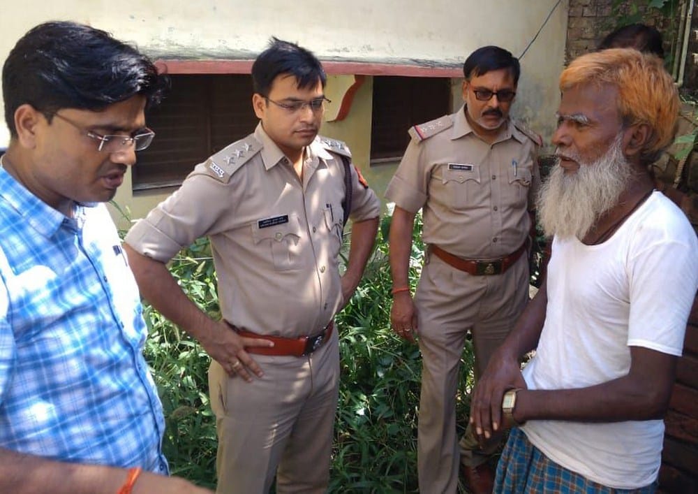 oficers reached in villege to solve tajia problem