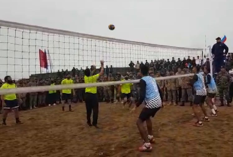 India vs Pakistan Volleyball Match in Russia under War Practice Session