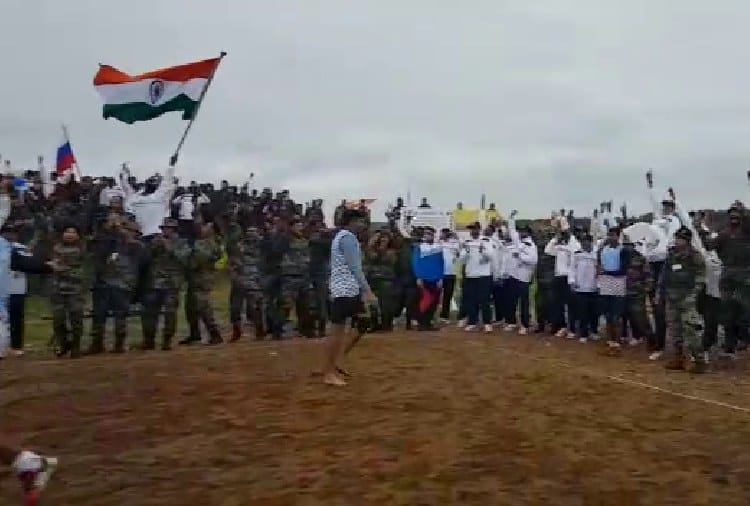 India vs Pakistan Volleyball Match in Russia under War Practice Session