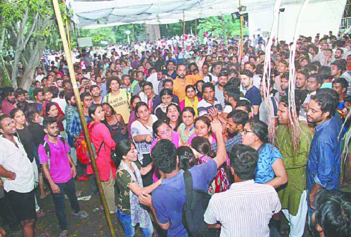 JNUSU Results 2018 votes counting stopped due to rioting during counting of votes