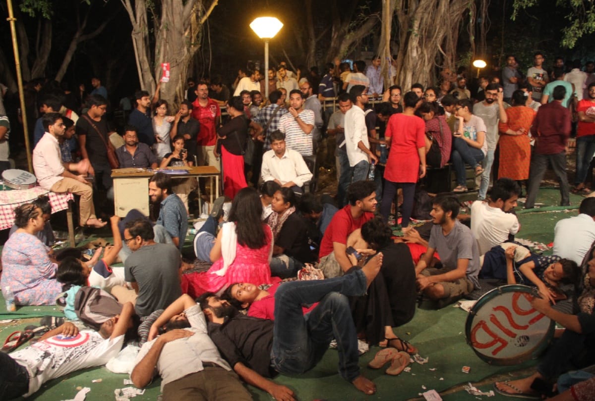 JNUSU Results 2018 votes counting stopped due to rioting during counting of votes