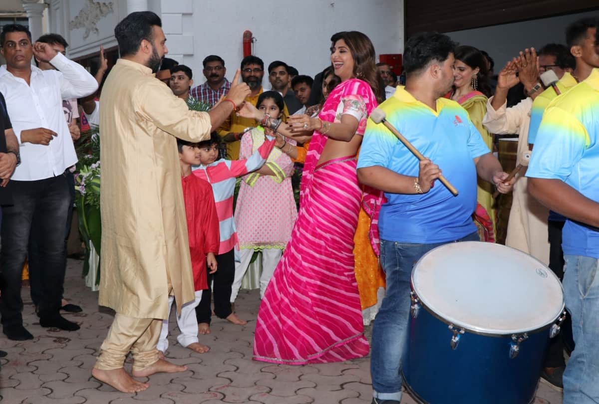 shilpa shetty and raj kundra celebrated ganesh chaturthi festival