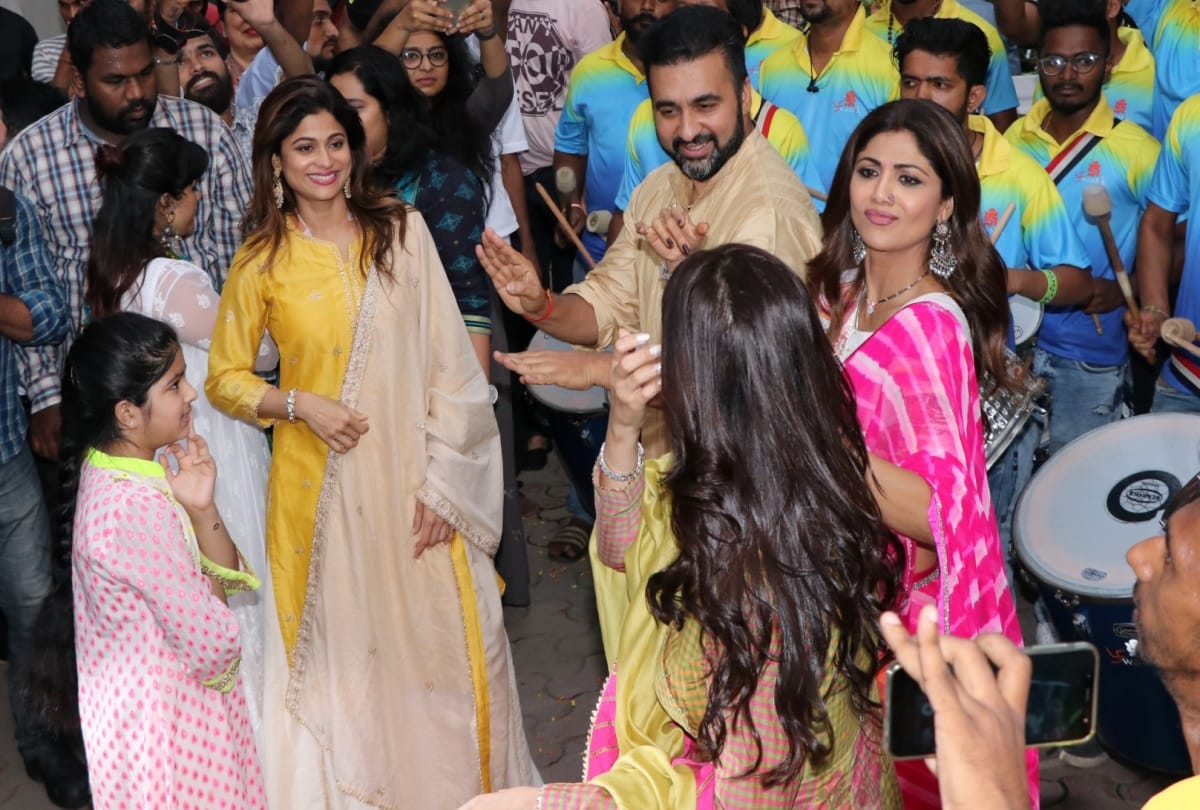 shilpa shetty and raj kundra celebrated ganesh chaturthi festival
