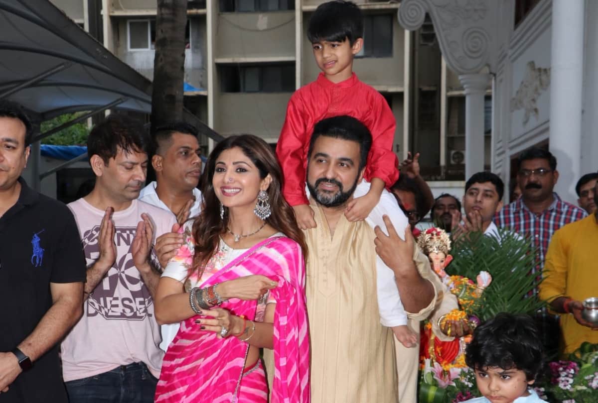 shilpa shetty and raj kundra celebrated ganesh chaturthi festival
