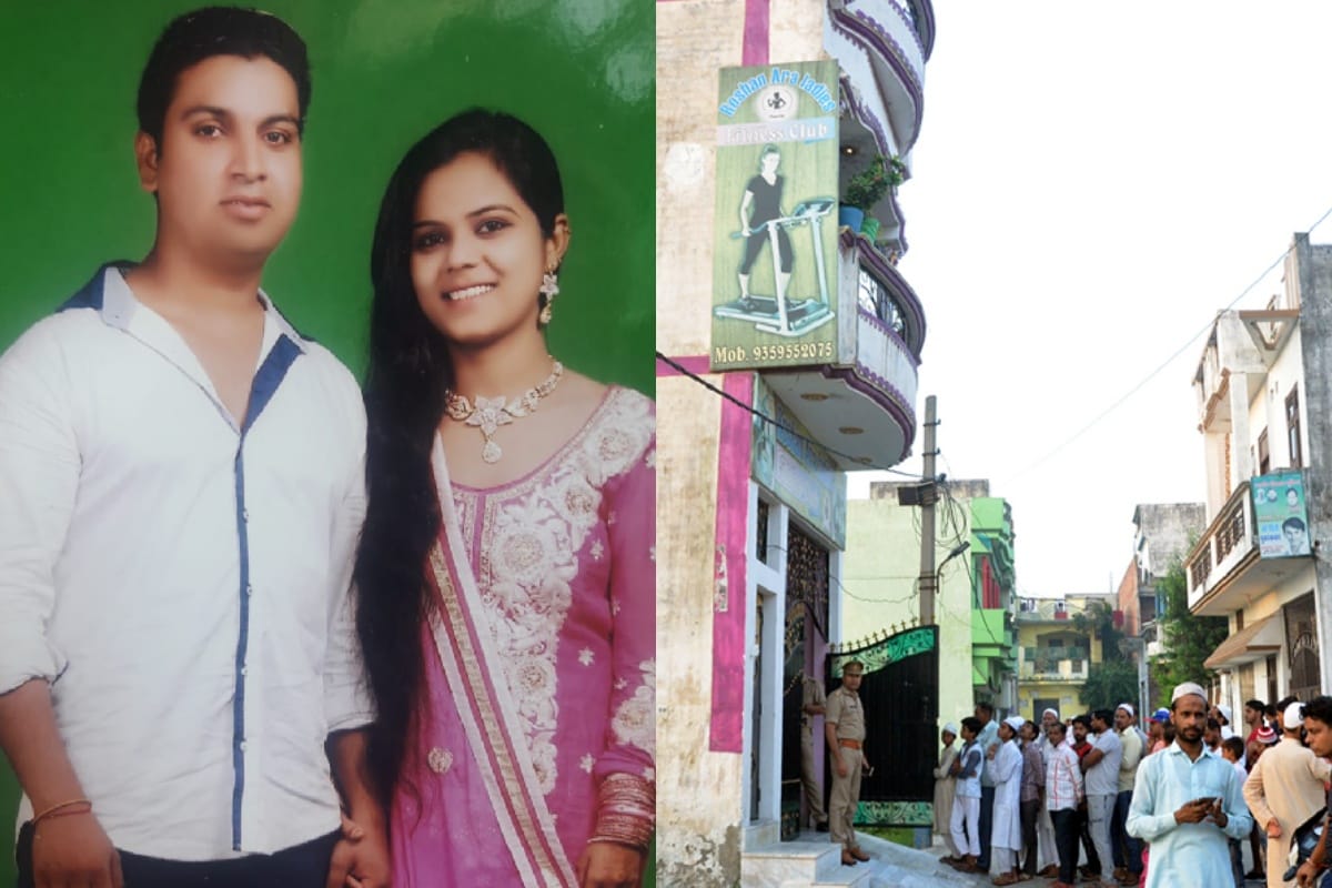 people was shocked after broken the door of the gym in muzaffarnagar