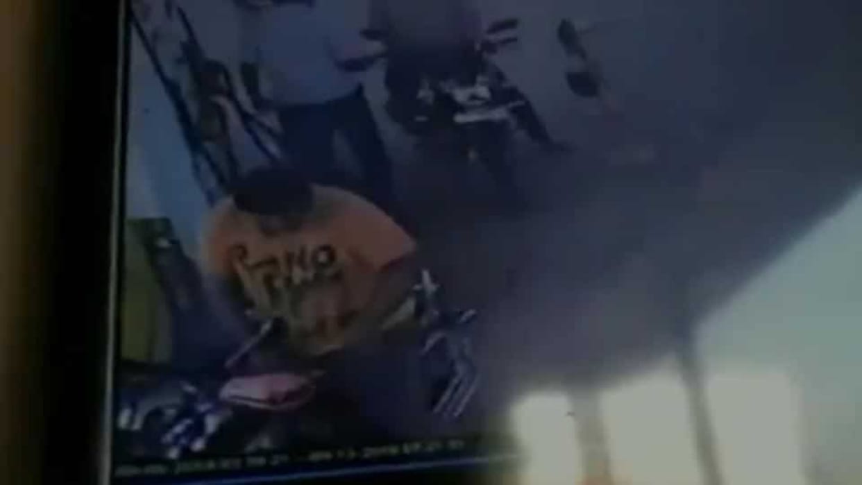 Bike catches fire at petrol pump in Tamil Nadu, incident caught on CCTV camera