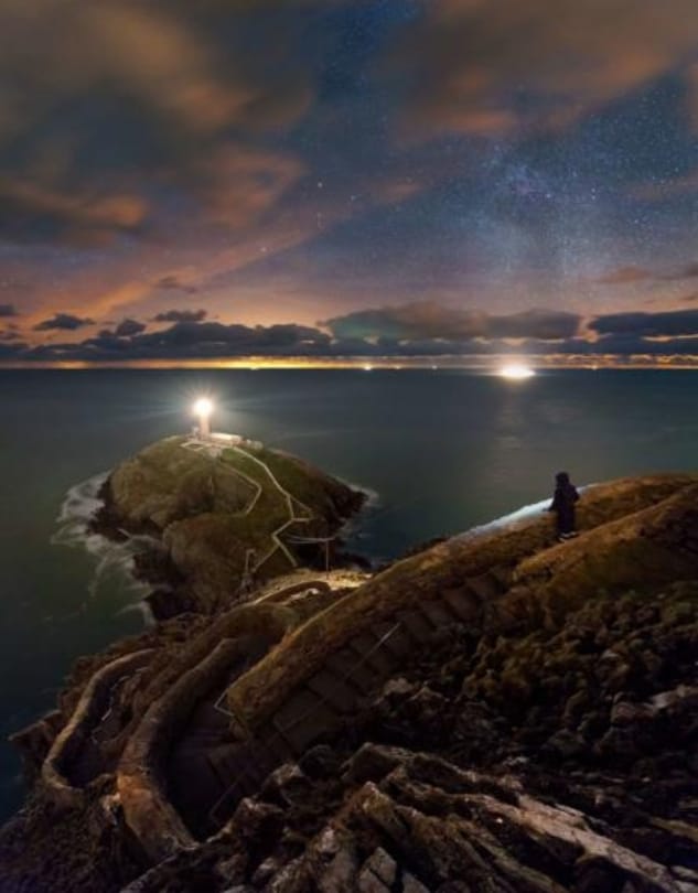 sea and britain's ship,fishermen,and ports life,in photography