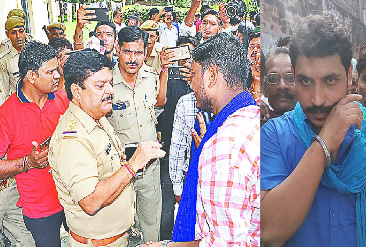Controversy in Bhim Army workers and police, and protest of administration, photos