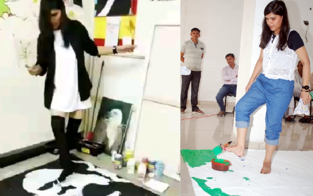 Up girl create a spark to make world record You will be amazed to know her talent