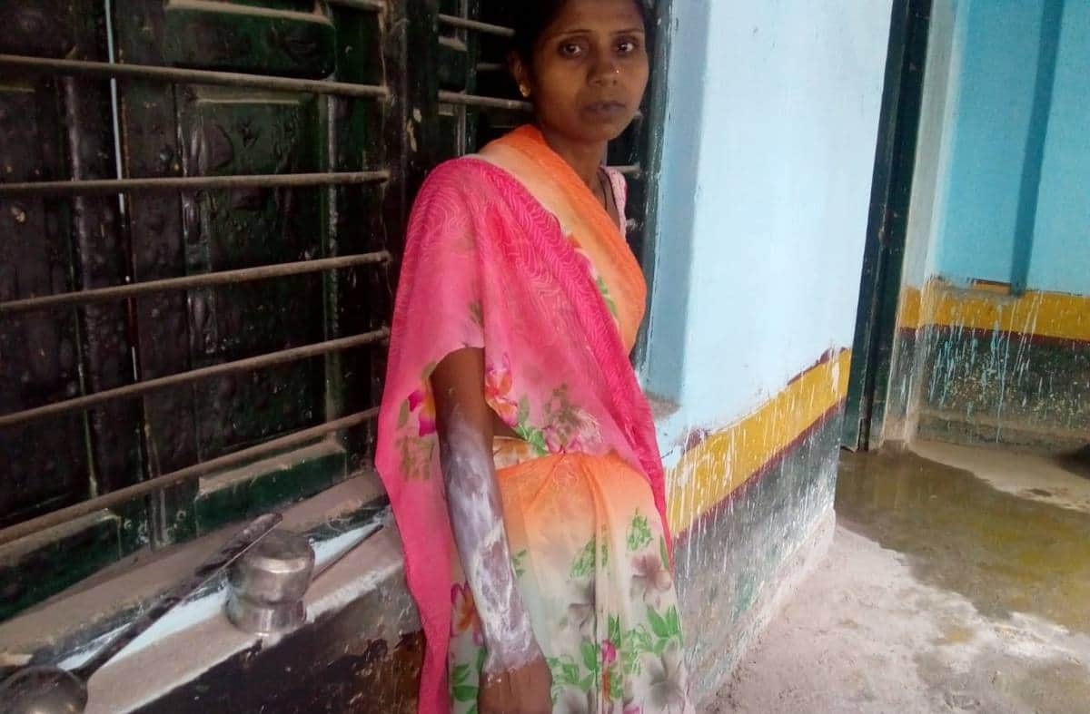 Fire in school during mid day meal in varanasi