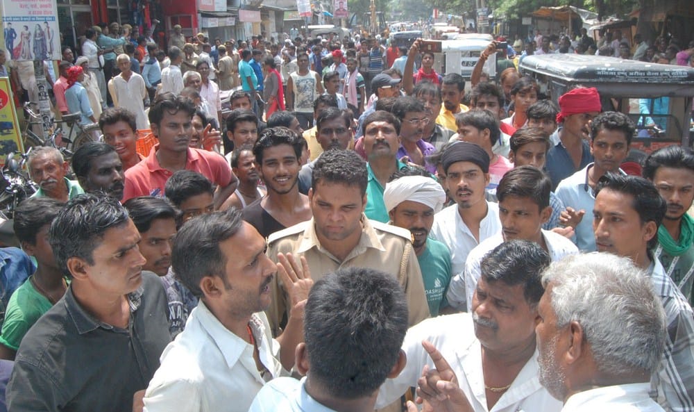 fighting during encroachment action
