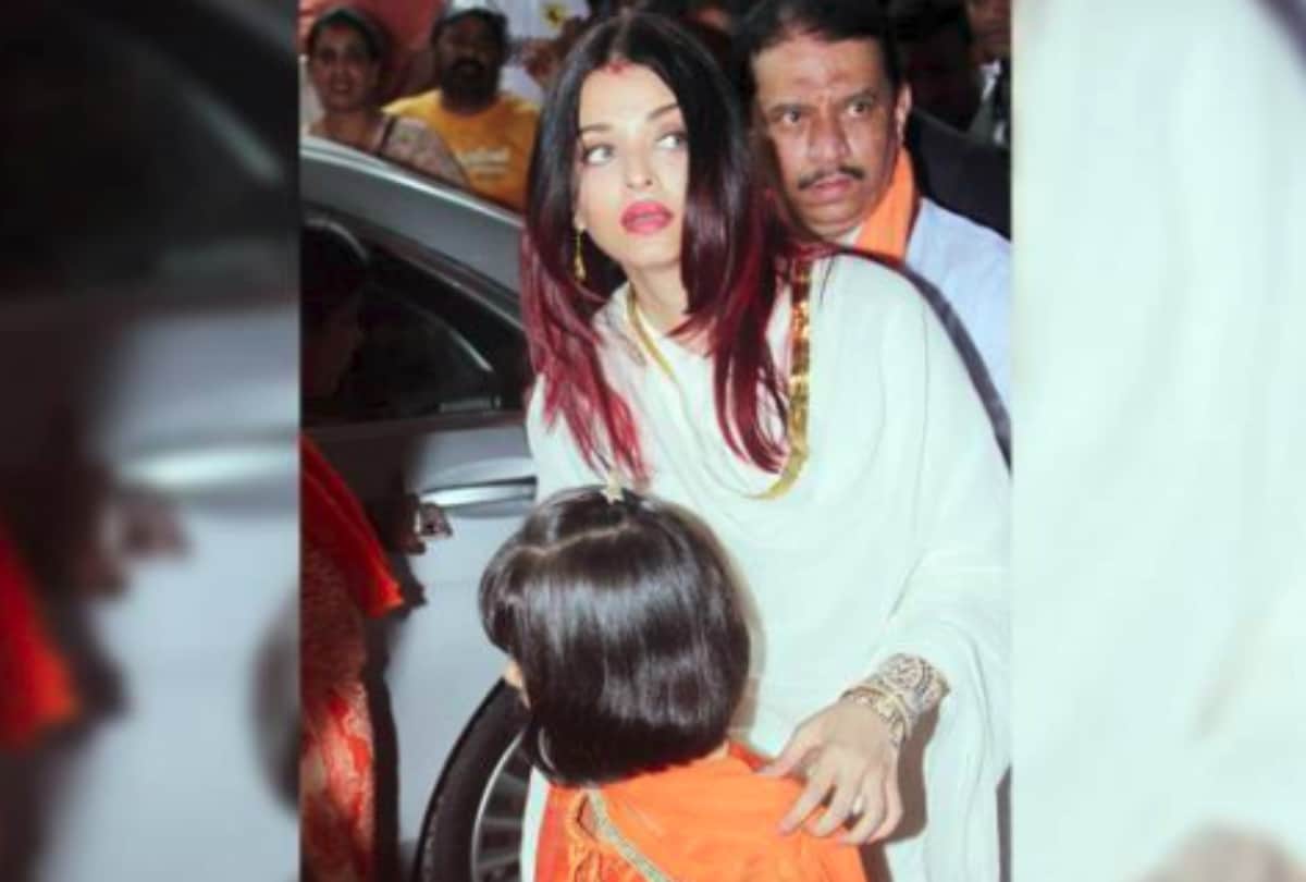 aishwarya rai bachchan ganpati darshan with daughter aaradhya bachchan