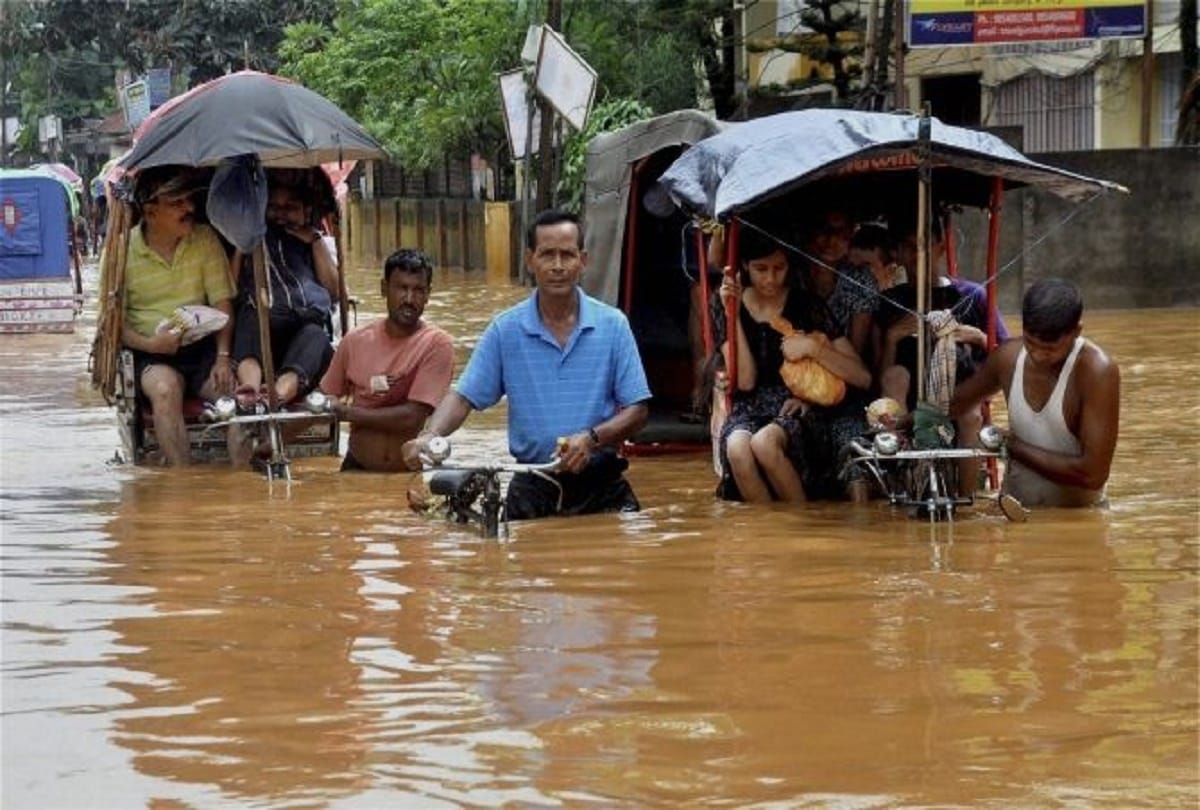 flood again in Assam, 1.39 lakh people affected