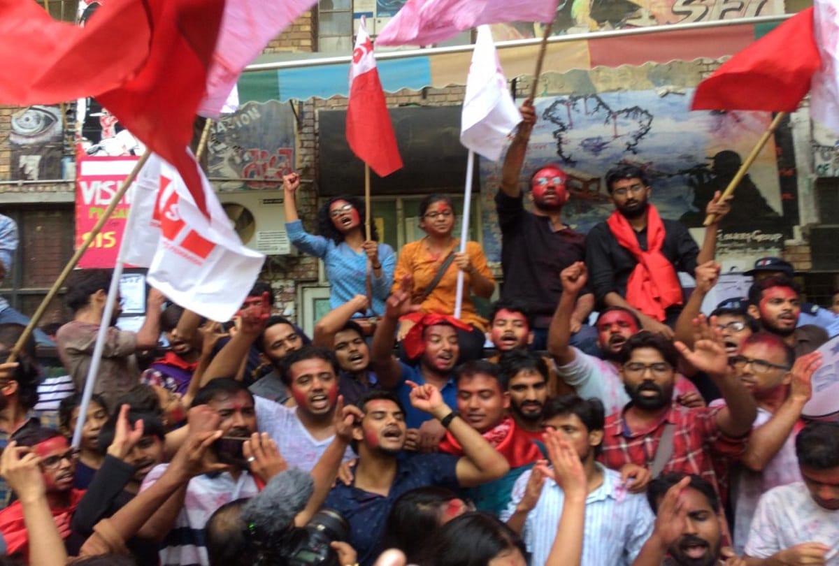 JNU Students Union Election 2018- Left Alliance wins all central panel seats