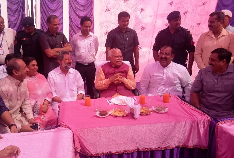 CM Manohar Lal said, Punjab should not give Ravi water to Pakistan,  Punjab gives neighbors