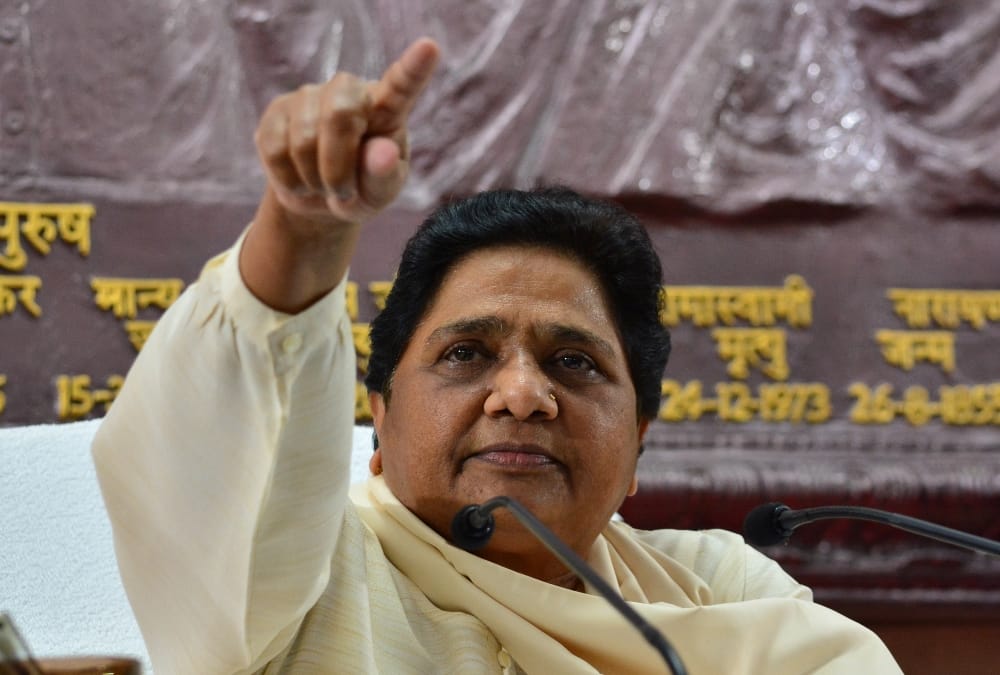 Mayawati speaks on violence happened in tuglakabad in Delhi.